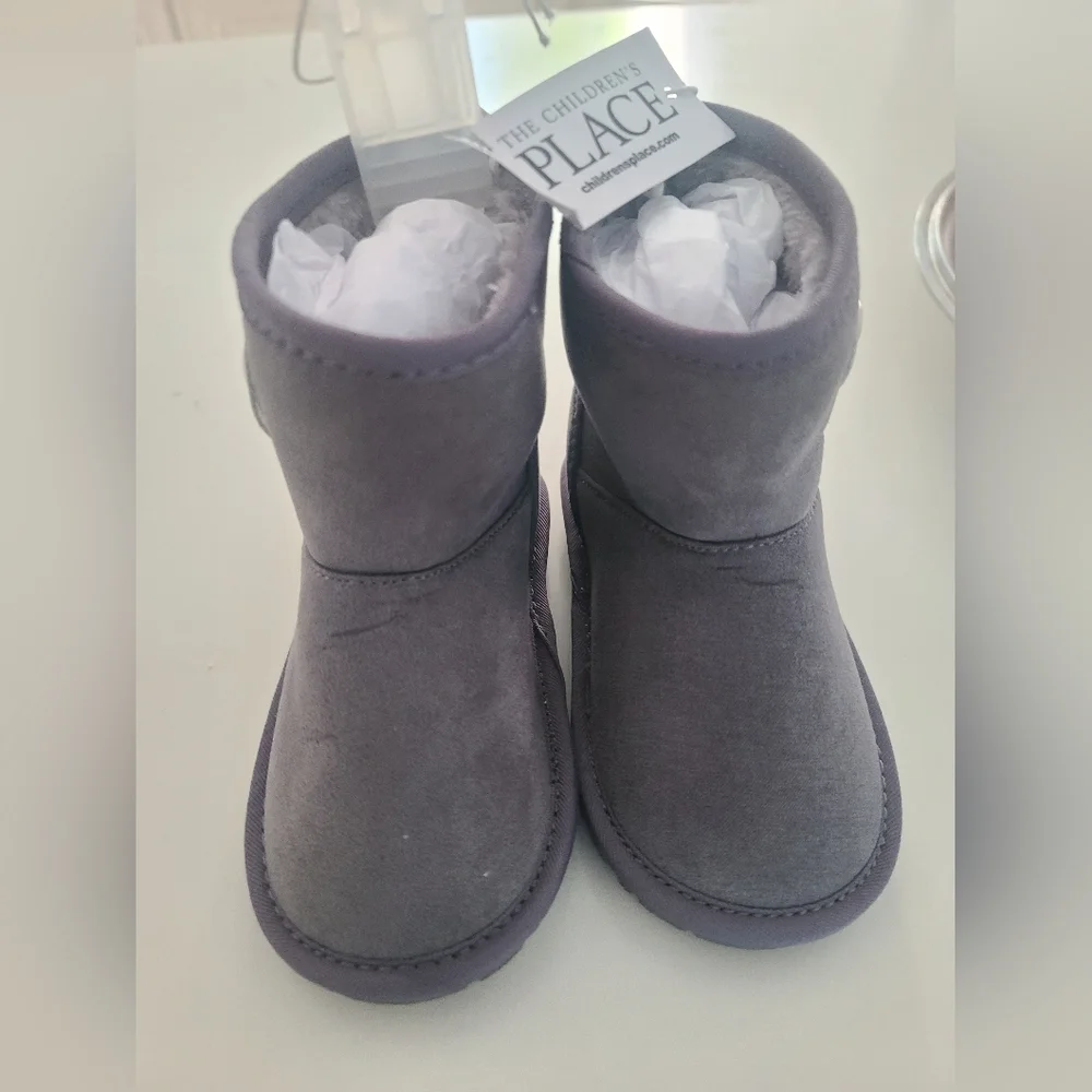 The Children's Place baby Girl Boots Gray Size 6